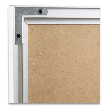 U Brands Magnetic Dry Erase Board with Aluminum Frame, 48 x 36, White Surface, Silver Frame (072U0001)