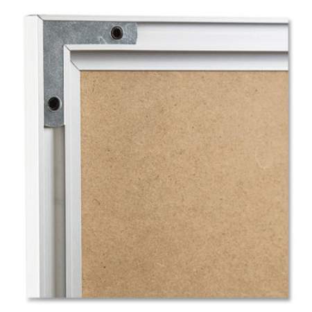 U Brands Magnetic Dry Erase Board with Aluminum Frame, 72 x 48, White Surface, Silver Frame (073U0001)