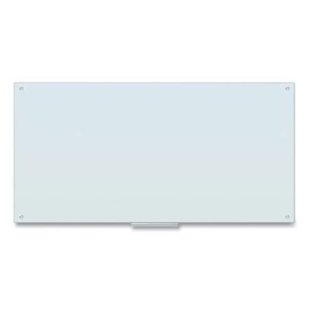 U Brands Glass Dry Erase Board, 72 x 36, White Surface (123U0001)