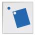 U Brands Heavy-Duty Board Magnets, Circles, Blue, 0.75", 24/Pack (FM1601)