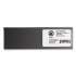 U Brands Magnetic Card Holders, 3 x 1.75, Black, 10/Pack (FM2630)