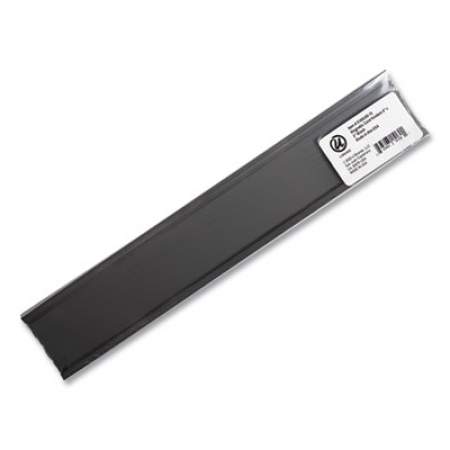 U Brands Magnetic Card Holders, 6 x 2, Black, 10/Pack (FM2633)