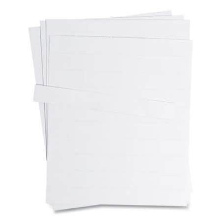 U Brands Data Card Replacement Sheet, 8.5 x 11 Sheets, White, 10/Pack (FM1615)