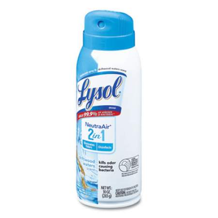 LYSOL Neutra Air 2 in 1 Disinfectant Spray III, Driftwood, 10 oz Aerosol Spray, 6/Carton (98287CT)