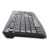 Verbatim Silent Wireless Mouse and Keyboard, 2.4 GHz Frequency/32.8 ft Wireless Range, Black (99779)