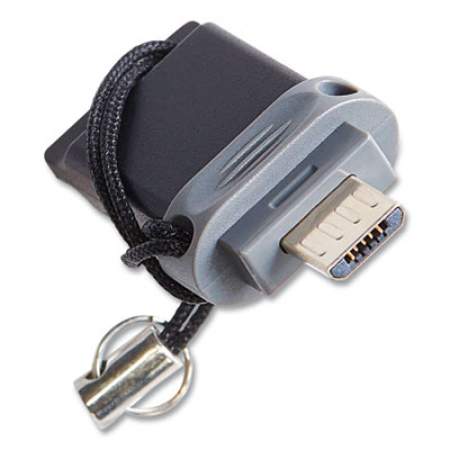 Verbatim Store 'n' Go Dual USB Flash Drive for OTG Devices, 16 GB, Black (99138)