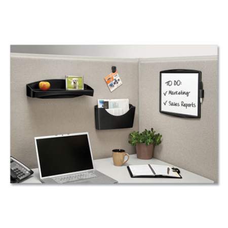 Fellowes Partition Additions Dry Erase Board, 15.38 x 13.25, Dark Graphite Frame (75905)