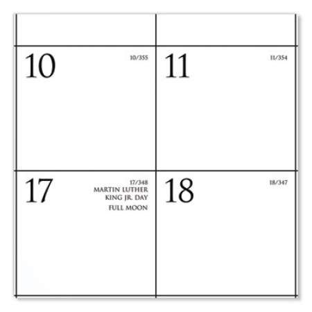 AT-A-GLANCE Business Monthly Wall Calendar, 15 x 12, White/Black Sheets, 12-Month (Jan to Dec): 2022 (997114)