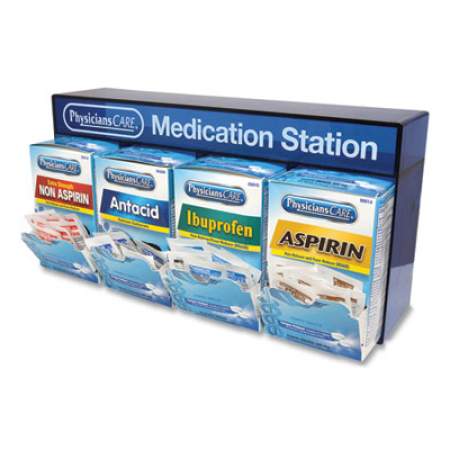 PhysiciansCare Medication Station: Aspirin, Ibuprofen, Non Aspirin Pain Reliever, Antacid (90780)