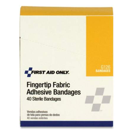 PhysiciansCare by First Aid Only First Aid Fingertip Bandages, 1.75 x 3, 40/Box (G126)