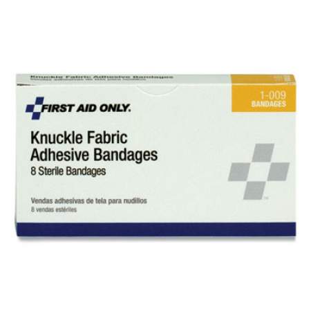 PhysiciansCare by First Aid Only First Aid Fabric Knuckle Bandages, 8/Box (1009)