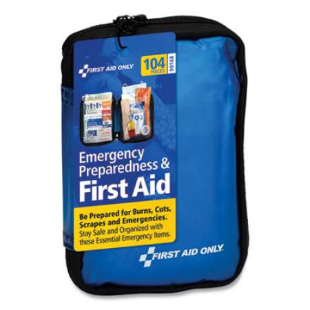 PhysiciansCare by First Aid Only Soft-Sided First Aid and Emergency Kit, 105 Pieces, Soft Fabric Case (90168)