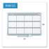 MasterVision 12 Month Year Planner, 36x24, Aluminum Frame (GA03106830)