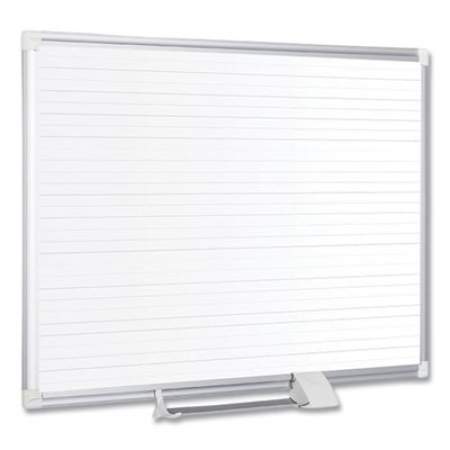 MasterVision Ruled Planning Board, 48 x 36, White/Silver (MA0594830)