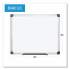 MasterVision Value Lacquered Steel Magnetic Dry Erase Board, 48 x 96, White, Aluminum Frame (MA2107170)