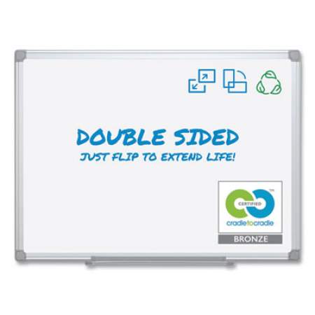 MasterVision Earth Easy-Clean Dry Erase Board, 48 x 72, Aluminum Frame (MA2700790)