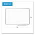 MasterVision Grid Planning Board, 1 x 2 Grid, 72 x 48, White/Silver (MA2792830)