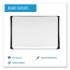 MasterVision Lacquered steel magnetic dry erase board, 48 x 96, Silver/Black (MVI210201)