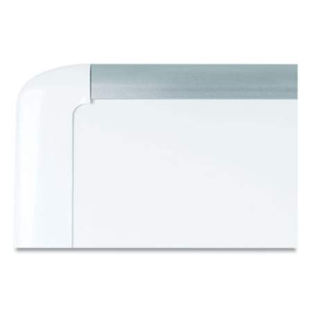 MasterVision Lacquered steel magnetic dry erase board, 48 x 72, Silver/White (MVI270205)