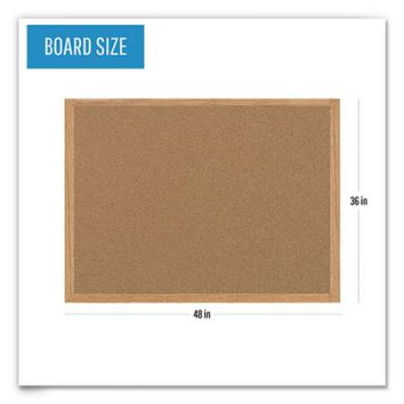MasterVision Earth Cork Board, 36 x 48, Wood Frame (SB0720001233)