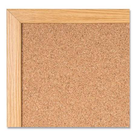MasterVision Value Cork Bulletin Board with Oak Frame, 48 x 96, Natural (SF362001233)