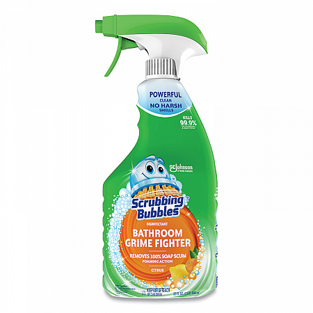 Multi Surface Bathroom Cleaner, Fresh Citrus Scent, 32 oz Spray Bottle, 8/Carton (366078)