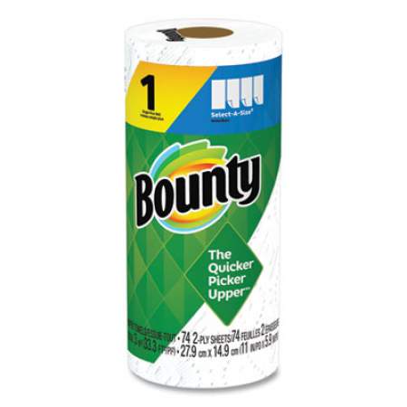 Bounty Select-a-Size Kitchen Roll Paper Towels, 2-Ply, White, 5.9 x 11, 74 Sheets/Roll, 24 Rolls/Carton (65517)
