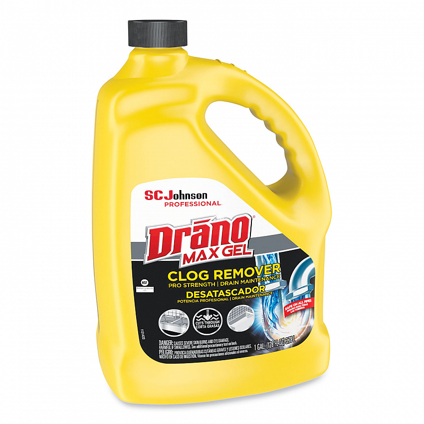 Max Gel Clog Remover, 128 oz Bottle, 4/Carton (696642)