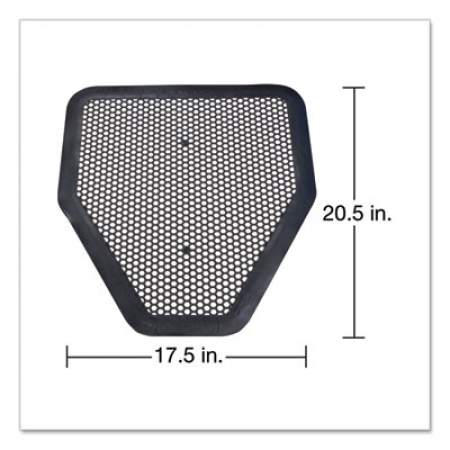 Big D Deo-Gard Disposable Urinal Mat, Charcoal, Mountain Air, 17.5 x 20.5, 6/Carton (6668)