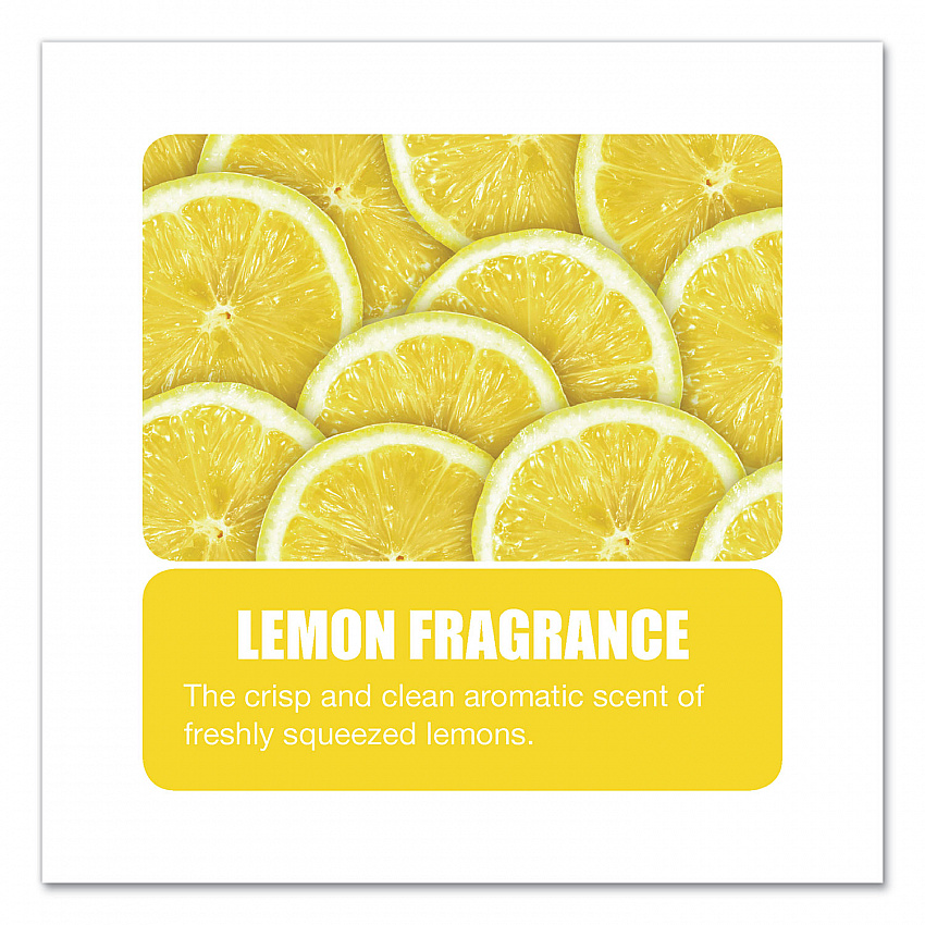 Water-Soluble Deodorant, Lemon, 1 gal Bottle, 4/Carton (1618)