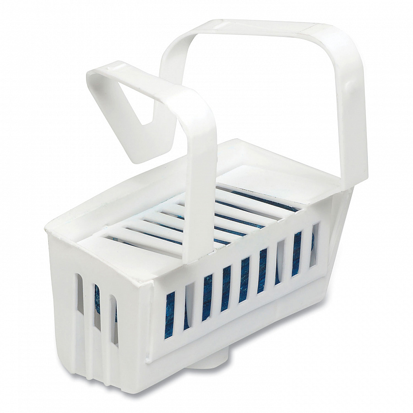Non-Para Toilet Bowl Block, Lasts 30 Days, Evergreen Scent, White, 12/Box (661)