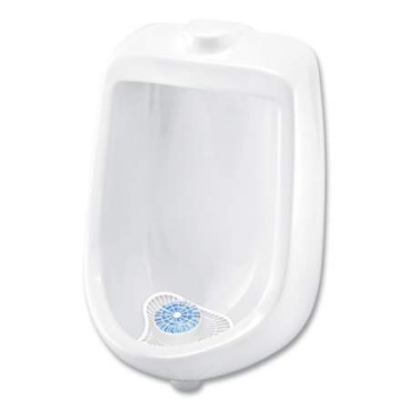 Big D Extra Duty Urinal Screen with Non-Para Block, Evergreen with Enzymes Scent, White, Dozen (660)