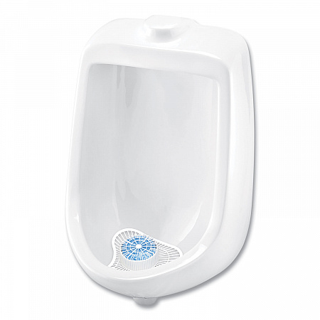 Extra Duty Urinal Screen with Non-Para Block, Evergreen with Enzymes Scent, White, Dozen (660)