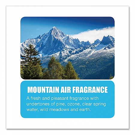 Diamond 3D Urinal Screen, Mountain Air Scent, Blue, 10/Pack, 6 Packs/Carton (623CT)