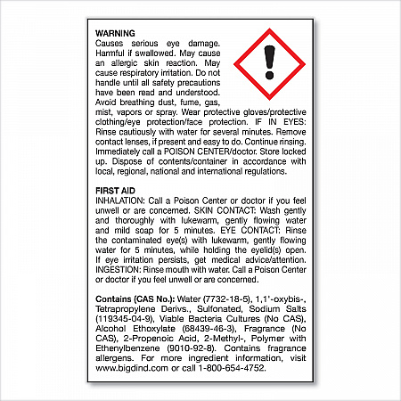 Enzym D Digester Deodorant, Mint, 32 oz Bottle, 12/Carton (504)
