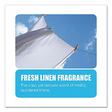 Metered Concentrated Room Deodorant, Fresh Linen, 7 oz Aerosol Spray, 12/Box (472)