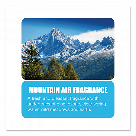 Metered Concentrated Room Deodorant, Mountain Air, 7 oz Aerosol Spray, 12/Carton (463)