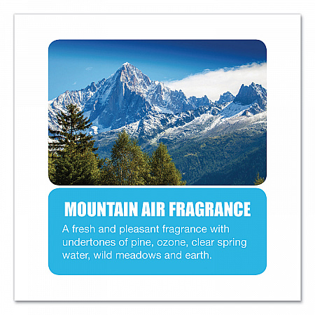 Odor Control Fogger, Mountain Air Scent, 5 oz Aerosol Spray, 12/Carton (344)