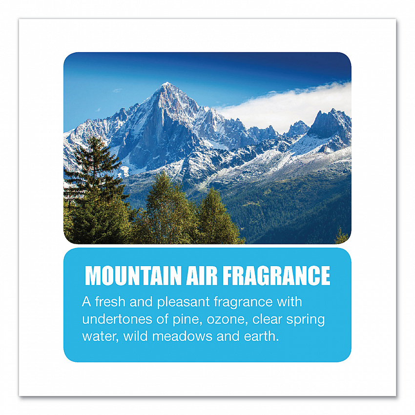 Odor Control Fogger, Mountain Air Scent, 5 oz Aerosol Spray, 12/Carton (344)
