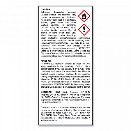 Odor Control Fogger, Mountain Air Scent, 5 oz Aerosol Spray, 12/Carton (344)