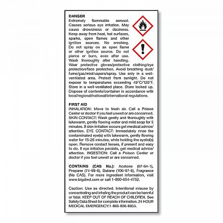 Fire D One Shot Aerosol, 5 oz Aerosol Spray, 12/Carton (202)