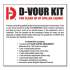 Big D D'vour Clean-up Kit, Powder, All Inclusive Kit, 6/Carton (169)
