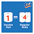 ComfortPlus Toilet Paper, Mega Roll, Septic Safe, 1-Ply, White, 425 Sheets/Roll, 12 Rolls/Pack (54245)