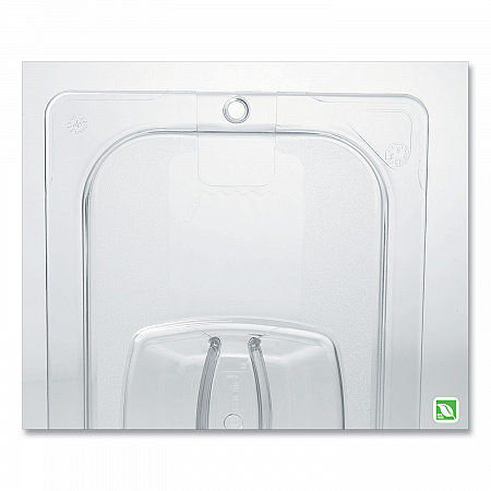 Food/Tote Box Lids, 12 x 18, Clear, Plastic (3310CLE)
