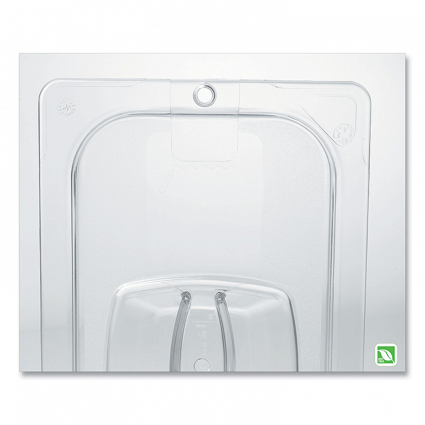Food/Tote Box Lids, 12 x 18, Clear, Plastic (3310CLE)