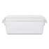 Rubbermaid Commercial Food/Tote Box Lids, 12w x 18d, Clear (3310CLE)