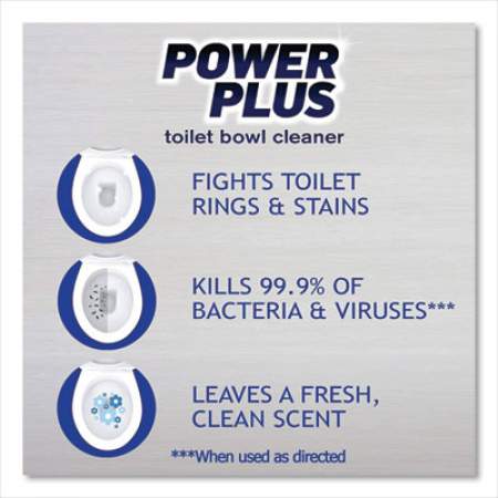 LYSOL Power Plus Toilet Bowl Cleaner, Atlantic Fresh, 24 oz (96307EA)
