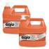 GOJO NATURAL ORANGE Pumice Hand Cleaner, Citrus, 1 gal Pump Bottle, 2/Carton (095502CT)