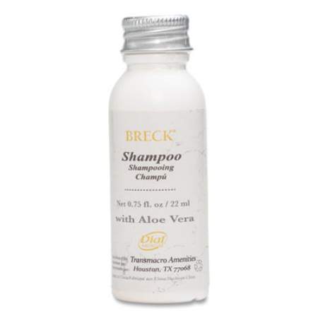 Breck Shampoo, Light Green/Gold, Pleasant Scent, 0.75 oz. Bottle, 288/Carton (1019071)