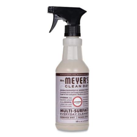 Mrs. Meyer's Multi Purpose Cleaner, Lavender Scent, 16 oz Spray Bottle, 6/Carton (323568)